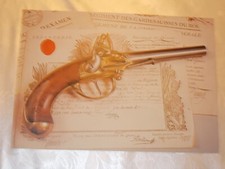 Schaubild Din A4 - Pistolet Modele 1777 , 2e Type