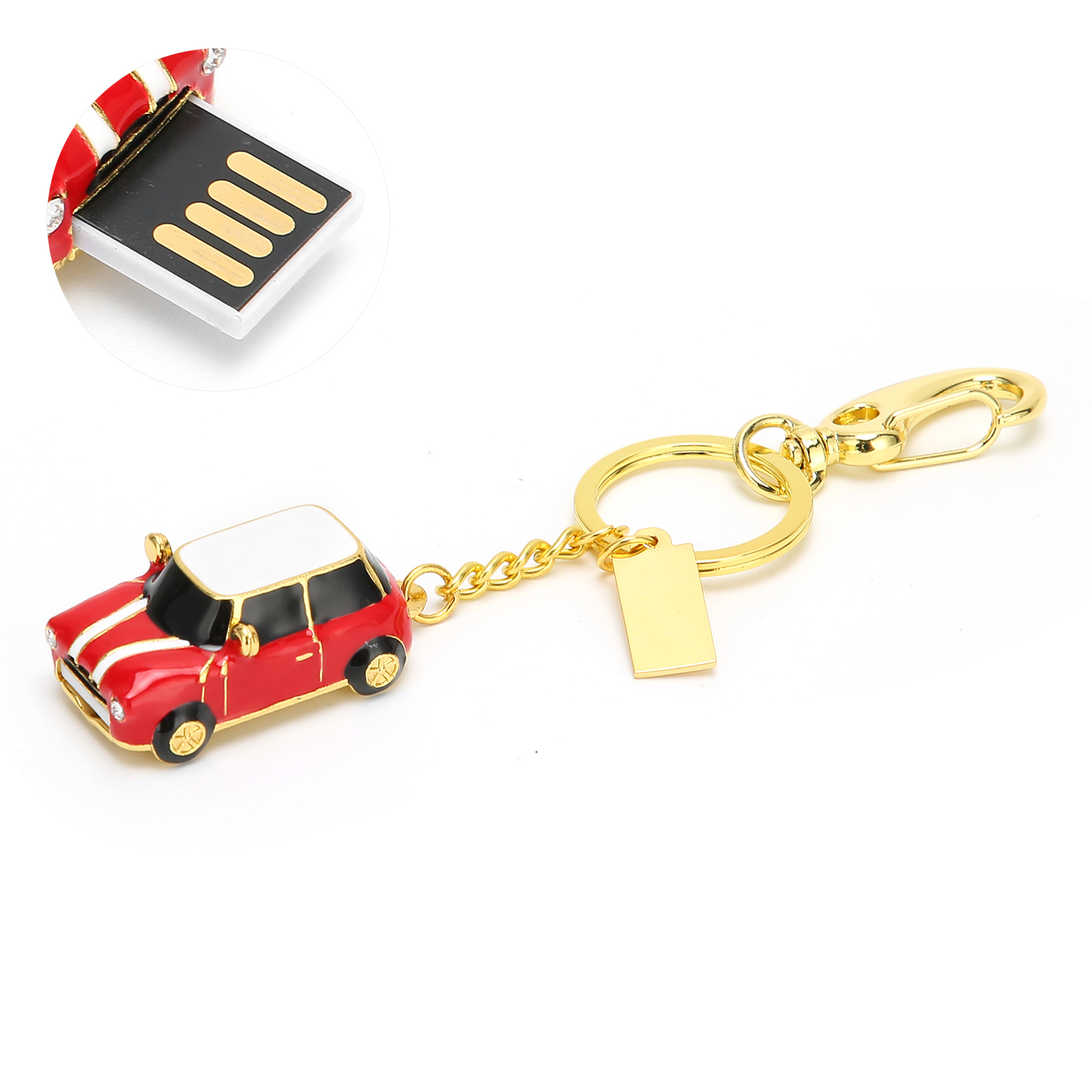 U Disk USB 2.0 Car Model Flash Drive Memory Cartoon Metal Gift Computer Acce