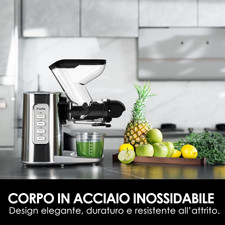 Spremiagrumi WMF 0416030012 - 85W, Acciaio Inox, Cono Regolabile, Antisgocciolamento, Lavabile In Lavastoviglie