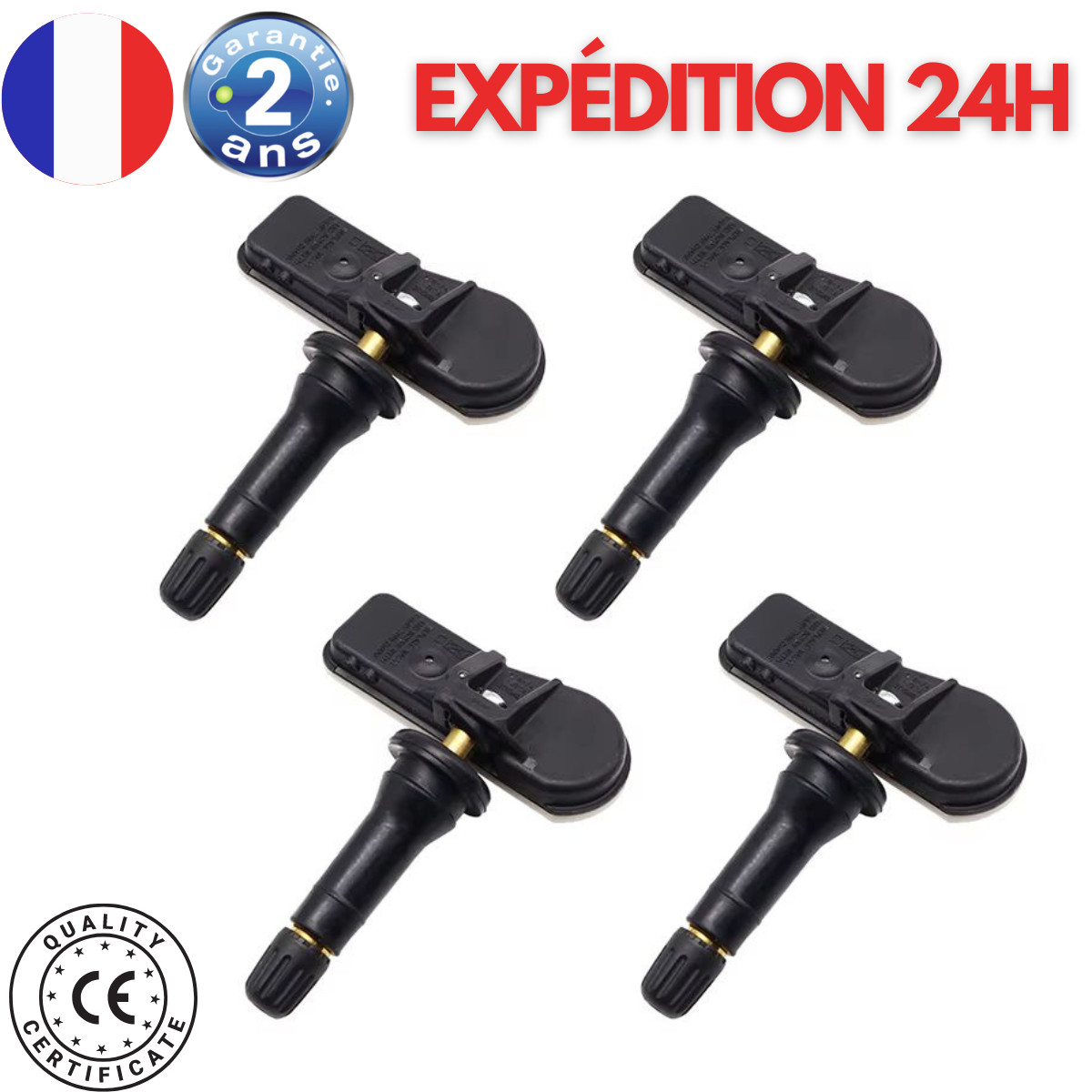 Capteur TPMS 433MHz pour Peugeot 3008 Citroën C4 DS5 OEM 6798872 9802003680 NEUF