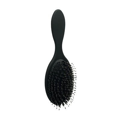 #ad 8.5quot; Everyday Black Paddle Hair Brush Boar Nylon Bristles Closeout $6.95