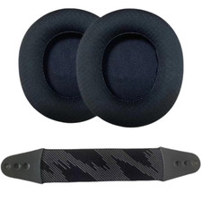 For SteelSeries Arctis Nova Pro Wireless Headphones Ear Pads Covers Headband