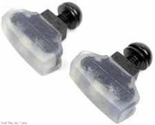 Odyssey Ghost Clear Soft Compound BMX Bicycle U-Brake Pads Threaded Post