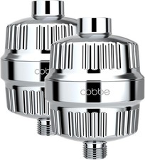 Cobbe HD HEAVY DUTY High Output Shower Filter 2 Pack   99 REMOVAL Shower Head