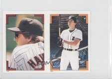 1986 Topps Album Stickers Darrell Evans Andy Hawkins #269-108 1v4