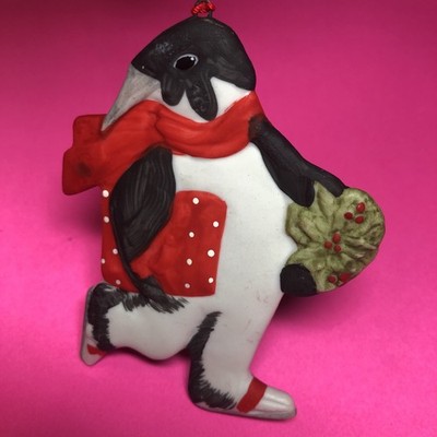 Schmid Gordon Fraser 1985 Holiday Penguin Ornament | eBay