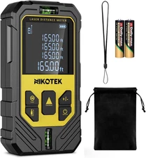 Laser Measure Tool: Laser Distance Meter with LCD Backlit & 2 Bubble Levels NEW