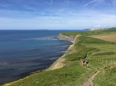 Foto 6x4 Südwestküste Weg Richtung Rope Lake Head Kimmeridge c2017