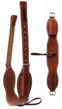 Horse Western Amish Made USA Harness Leather Roper Back Cinch w/ Billets 97RT04