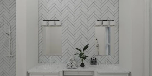 Quoizel MTH8624 Mather 3 Light 24"W Bathroom Vanity Light - Black - Picture 7 of 7