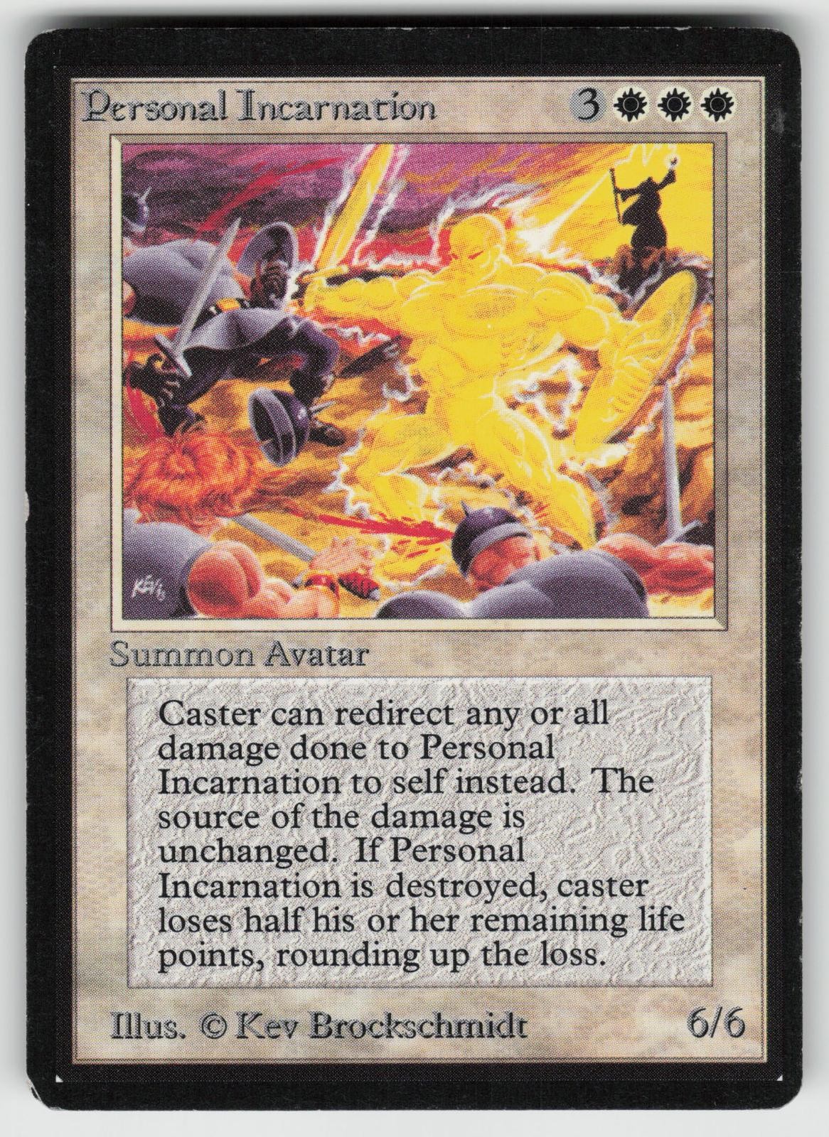 Personal Incarnation Beta Edition Rare MAGIC: THE GATHERING