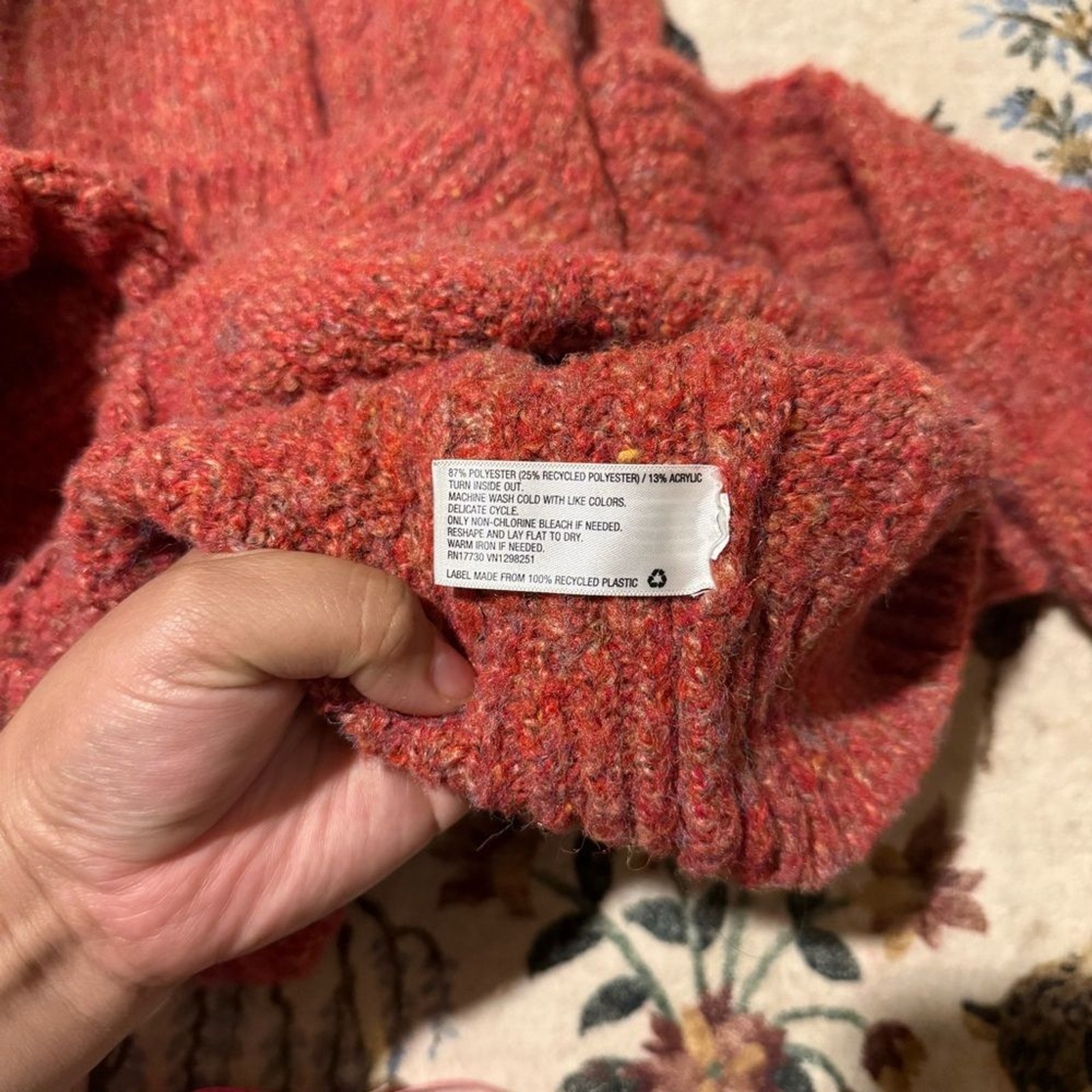 Universal thread mock turtleneck pullover sweater… - image 6