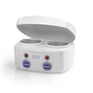 SATIN SMOOTH Professional Deluxe Series Double Wax Warmer Quick NEW