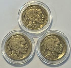 3X  BUFFALO NICKELS   1935 P,   1936 S,   &  1936 D *** 3 COIN LOT ***