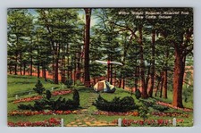 New Castle IN-Indiana Wilbur Wright Memorial Park Vintage Postcard