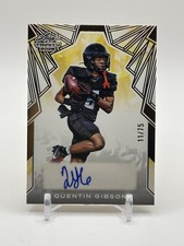 Quentin Gibson 2025 Leaf Trinity Autographs Bronze /75 - Colorado Buffaloes Auto