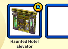 Webkinz Retired Holiday Halloween Furniture Decor: Haunted Hotel Elevator 2016