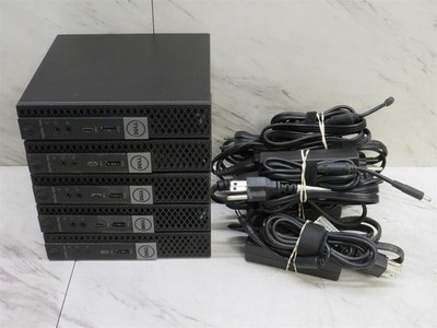 5x Dell Optiplex 7050 Micro Intel Core i5-6500T @2.50GHz 8GB RAM D10U AC Adapter