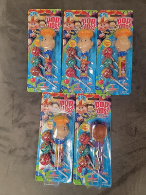 Garbage Pail Kids Pop Up Lollipops Adam (4)-Lindsay (1)  2023 Chupa Chups Sealed