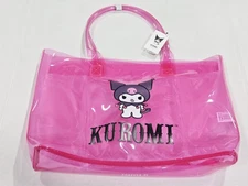 Kuromi Tote Bag Womens Pink PVC Forever 21 Sanrio Collab Transparent Purse New