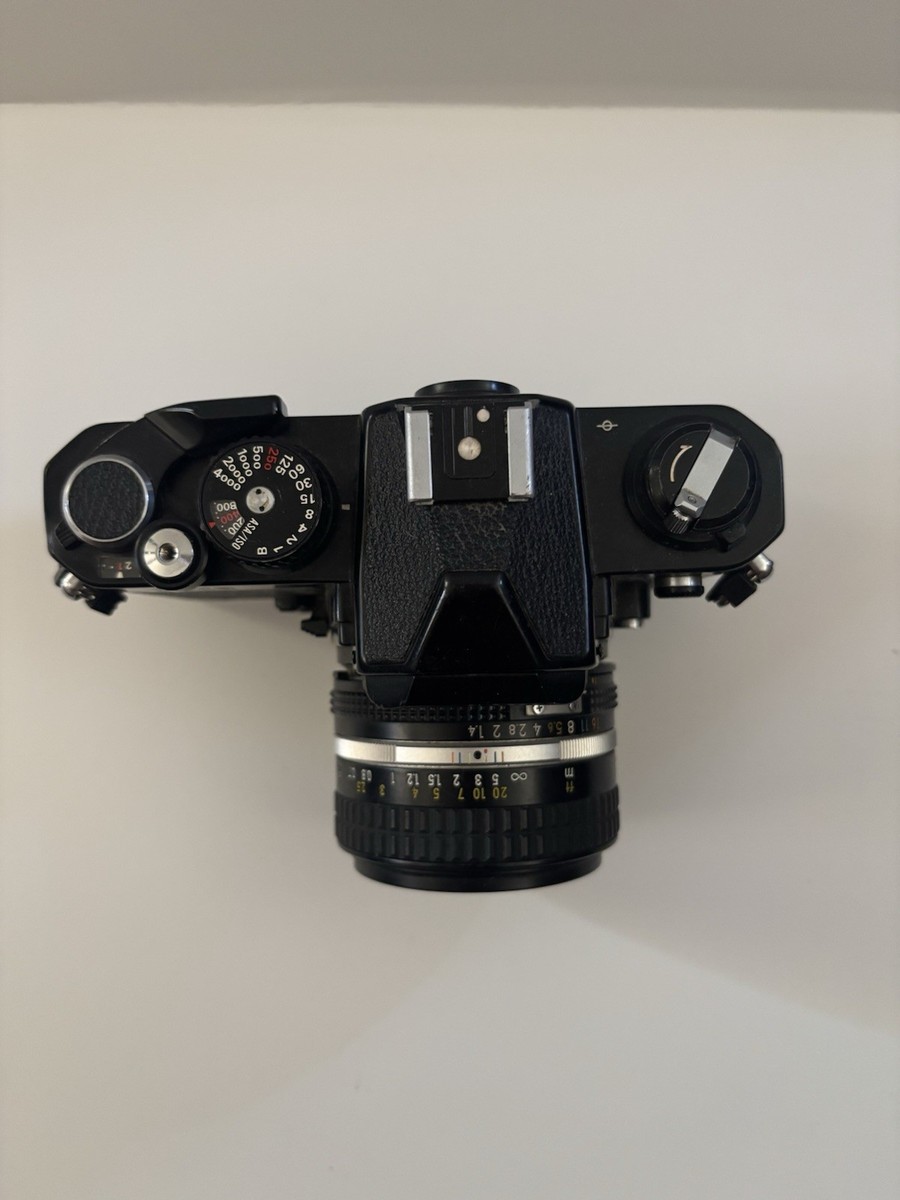 🖤 Nikon FM2 35mm Film Camera w/ Nikkor 50mm f/1.4 Lens – Vintage