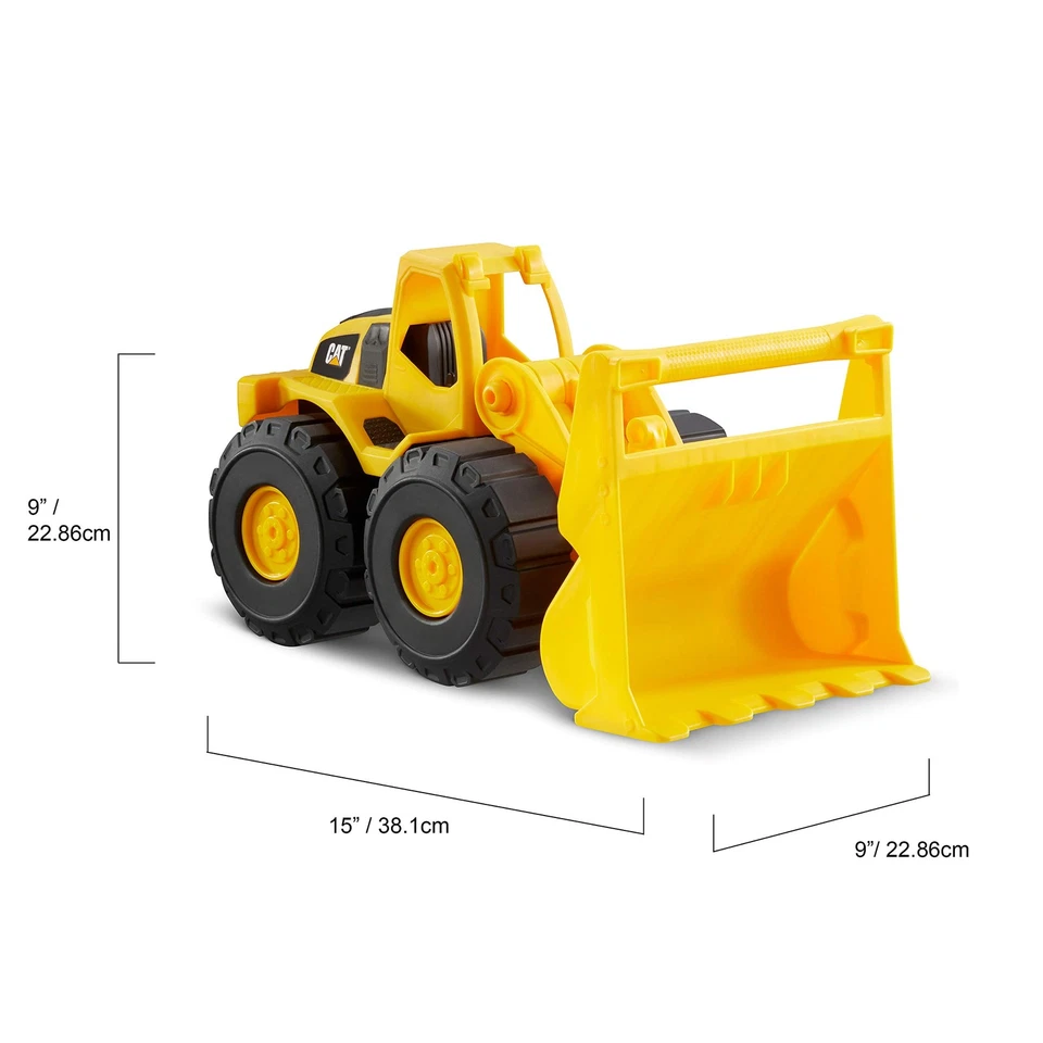 15 Inch CAT Construction Toy Dump Truck Loader Combo Super Sized for Kids - Image 2 of 4