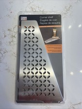 New Schluter Shelf-E Tile Trim Corner SES3D5EB-FLORAL Stainless Steel