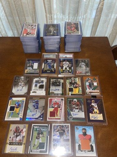 HUGE ROOKIE PATCH AUTO GRADED SLAB PSA AUTOGRAPH 225 SPORTS CARD COLLECTION LOT