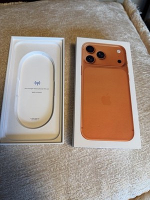 Original Apple iPhone 17 Pro Max Cosmic Orange 256GB empty box only - no cable