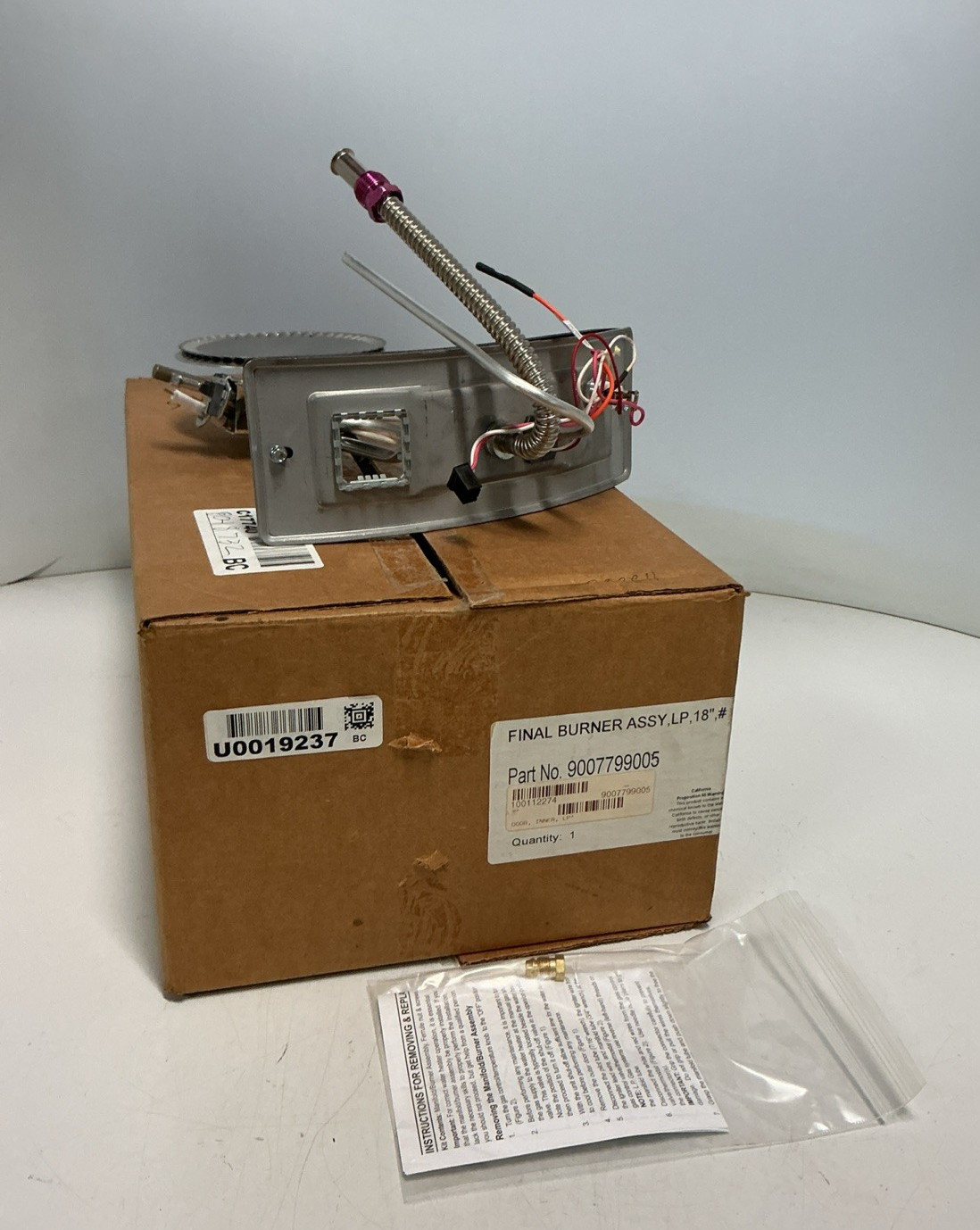 NEW, LOCHINVAR, 100112274, LIQUID PROPANE FINAL BURNER ASSEMBLY,9007799005(24M-2
