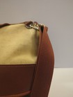 Vtg Eddie Bauer Leather Canvas Messenger Bag Carry On Weekender Travel Duffle — photo 5