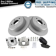 Rear Brake Pad & Rotor Kit Fits 2007-2017 Jeep Wrangler 2018 Wrangler JK