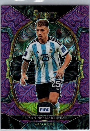 2022-23 Panini Select FIFA - Terrace Lisandro Martinez #5 Purple Mojo Prizm