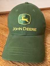 Unisex JOHN DEERE Owner's Edition BASEBALL CAP Hat Green LOGO OSFA Cary Francis