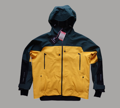 Moncler Grenoble Brizon Jacke Gr. 3 Oliv Gelb Giubbotto Mens Ski Jacket Herren