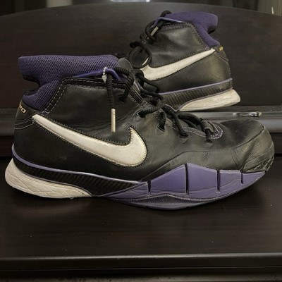 Nike Kobe Protro 1 Mens Size 10 Blackout Purple Black High Top AQ2728-004