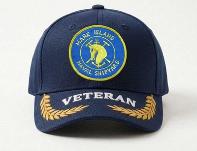 Customized Name Embroidered Hat Mare Island Naval Shipyard Minsy 1854-1996