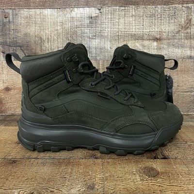 Vans MTE Crestline Waterproof Sneaker Boot Mens Size 11.5 Moss Green NEW