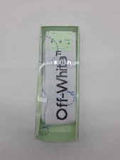 New In Box Off-White Socks, One Size Fit All White Color Unisex.#39932