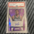 2014-15 Panini Prizm Rookie Autographs Purple Jabari Parker 11/99 PSA 9 MINT SP