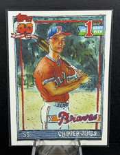 2025 Topps Shoebox Treasures by Andy Friedman #78 - Chipper Jones - Braves 