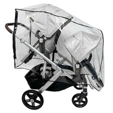 Rain and Wind Cover Made for UPPAbaby Vista V2/V3 Double Stroller System w/Ru...