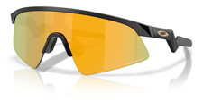 Oakley Resistor Sweep Youth Fit Prizm 24k Lenses Matte Black Frame Sunglasses L