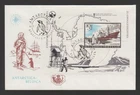 Belgium 1966 Antarctic souvenir sheet FDC