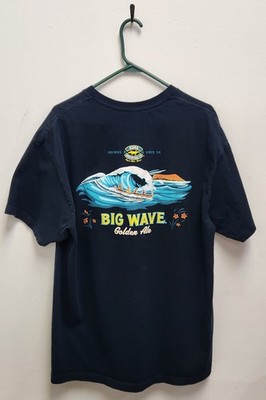 Kona Brewing Co Big Wave Golden Ale T-Shirt American Apparel Men's XL Hawaii