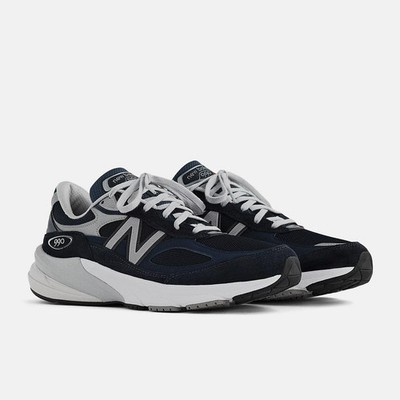 New Balance Made in USA 990v6 M990NV6 Sneakers Mens Navy Lace Up Lifestyle Shoes