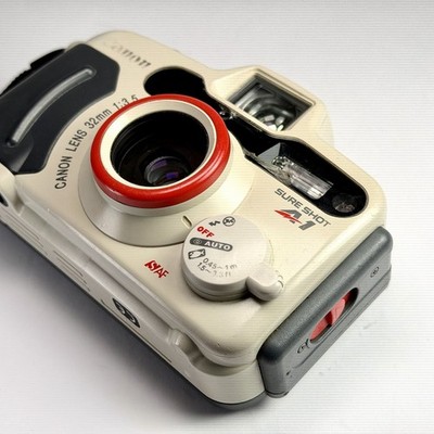 Filmkamera Canon Sure Shot A1 wasserdicht grau Vintage kompakt 35mm Point &Shoot