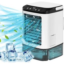 Portable Air Cooler 10L – Mini Air Conditioner Fan with Humidifier & Remote Cont