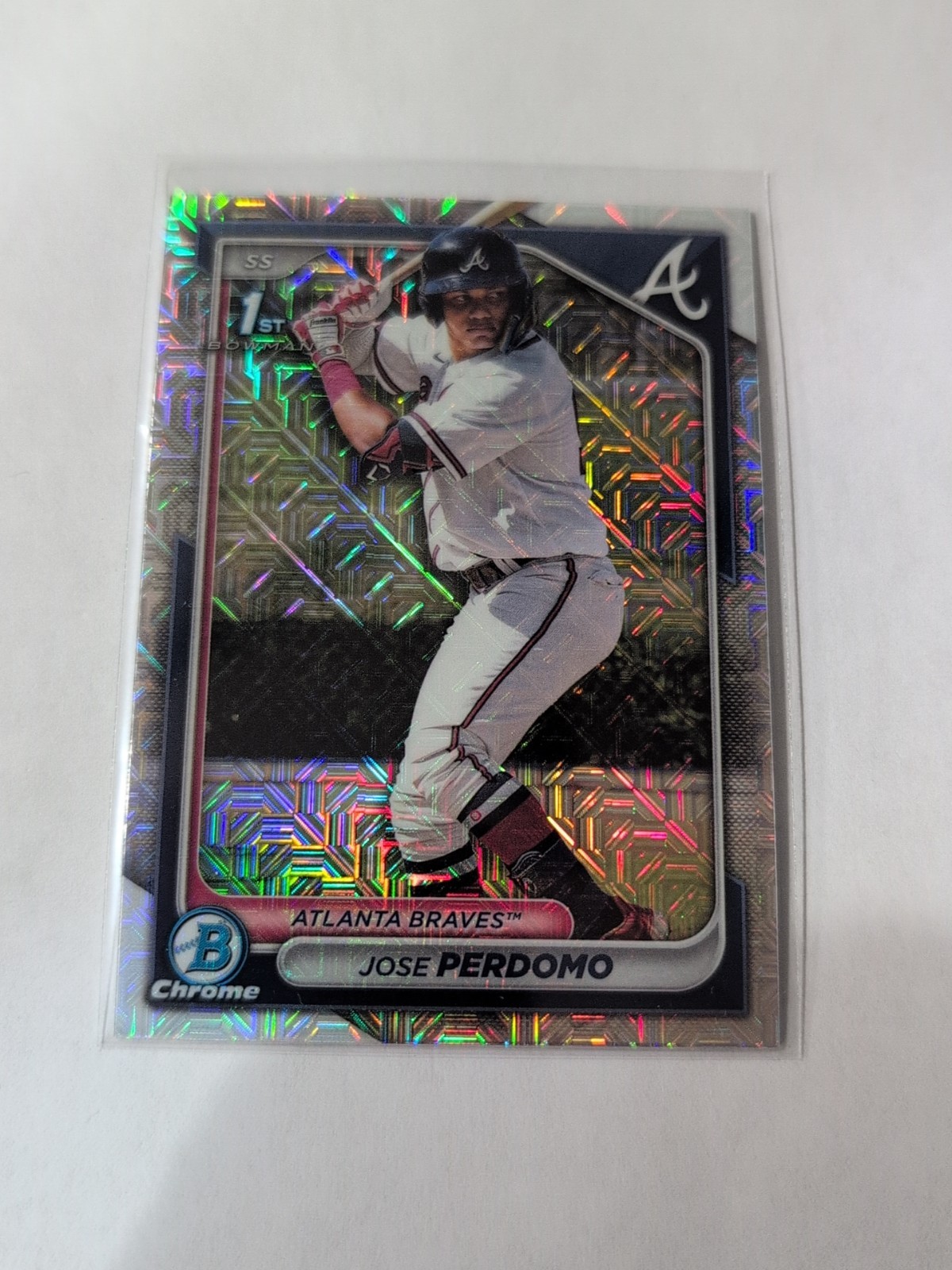 2024 Bowman Chrome Mega Box Mojo Jose Perdomo Rookie Atlanta Braves #BCP220