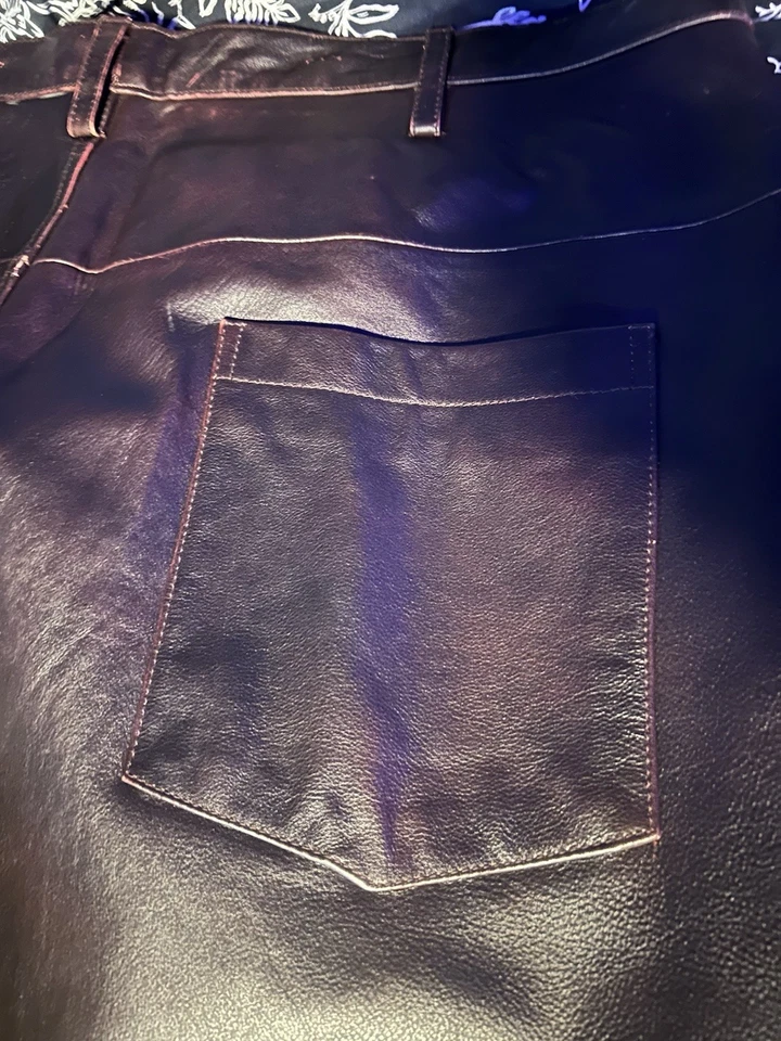   Sean John Leather Pants - Image 4 of 4